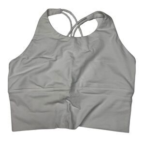 Sports Bra Juniors XXL White Racer Back Yoga Wire Free Athleisure Active Wear